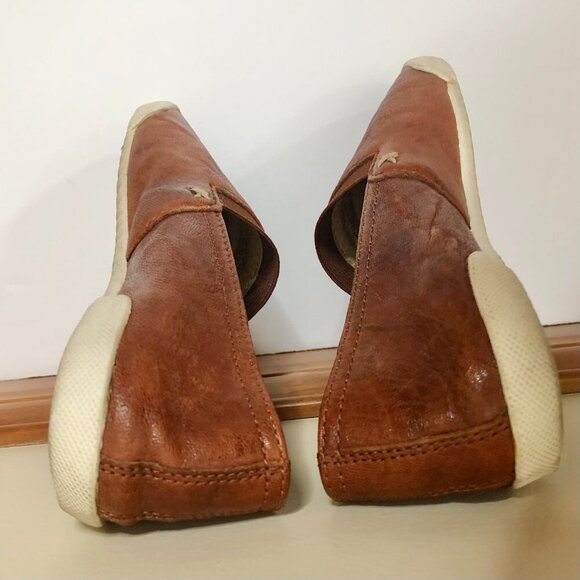 Frye Melanie Slip-On Shoes, Size 6 1/2, Cognac - Picture 3 of 6